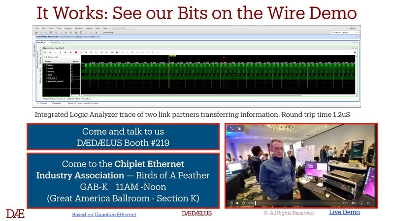 It Works: See our Bits on the Wire Demo