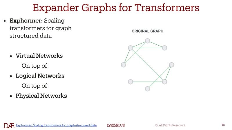 Expander Graphs for Transformers