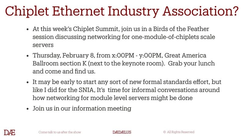 Chiplet Ethernet Industry Association?