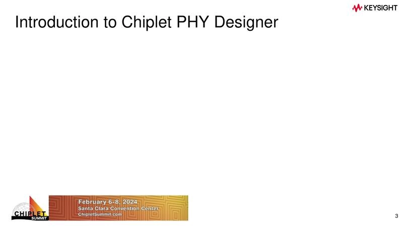 Introduction to Chiplet PHY Designer