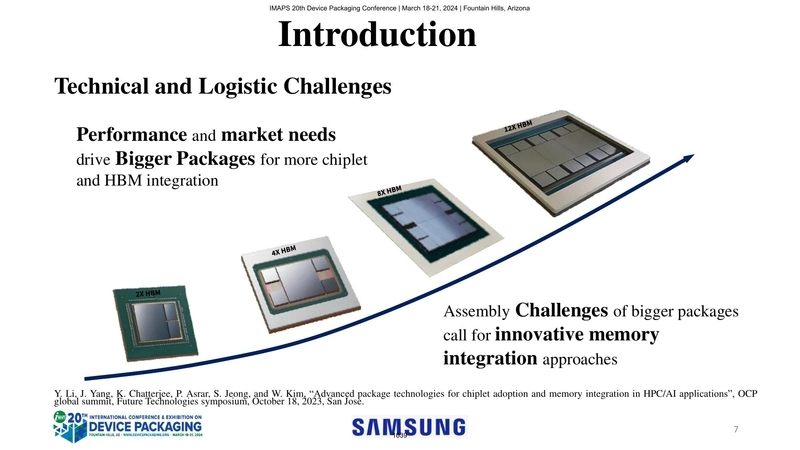 Introduction - Technical and Logistic Challenges