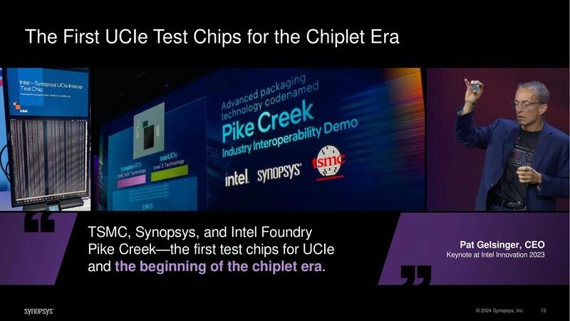 The First UCIe Test Chips for the Chiplet Era