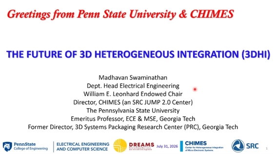 The Future of 3D Heterogeneous Integration (3DHI)