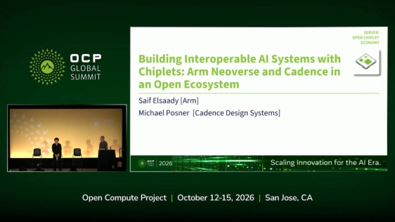 Building Interoperable AI Systems with Chiplets Arm Neoverse and Cadence in an Open Ecosystem
