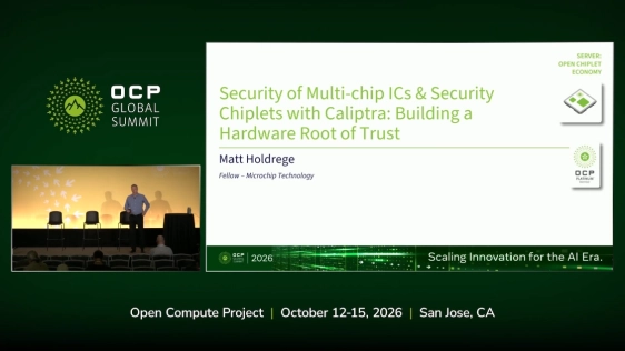 Security of Multi chip ICs & Security Chiplets with Caliptra Building a Hardware Root of Trust