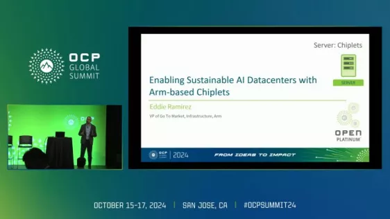 Enabling Sustainable AI Datacenters with Arm based Chiplets