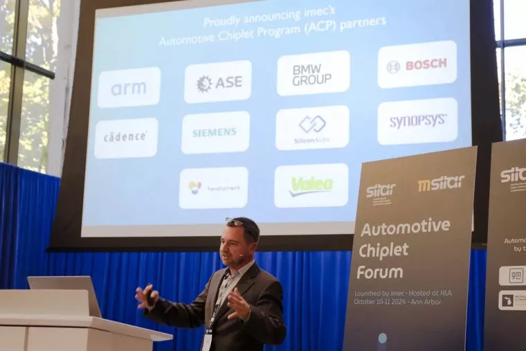 Arm, ASE, BMW Group, Bosch, Cadence, Siemens, SiliconAuto, Synopsys, Tenstorrent and Valeo commit to join imec’s Automotive Chiplet Program